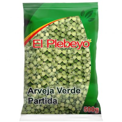 El Plebeyo Gespaltene grüne Erbsen 500g